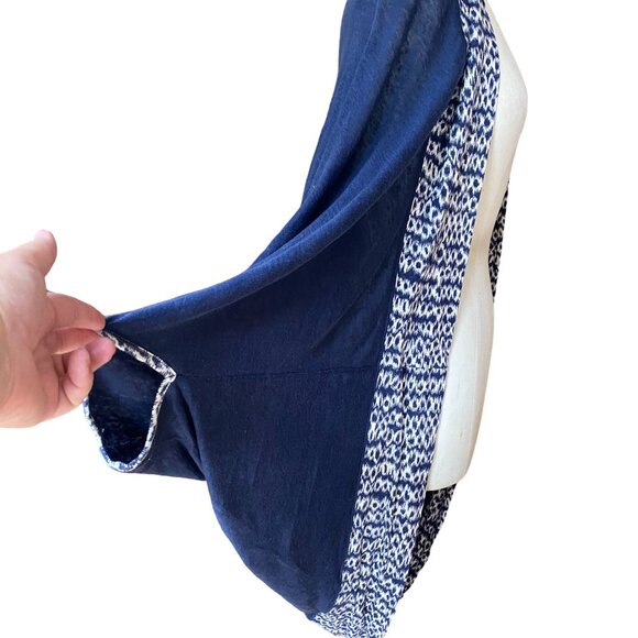 Saturday Sunday Anthropologie Linen Shrug Cardigan Aztec Coastal Oversized-M/L - Picture 8 of 14